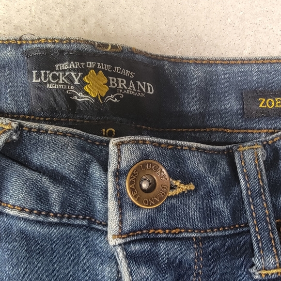 Lucky Brand Girls Blue Jeans Zoe Jegging Jean Leggings Size 10 - Picture 9 of 9